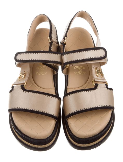 chanel sandald|chanel sandals for women.